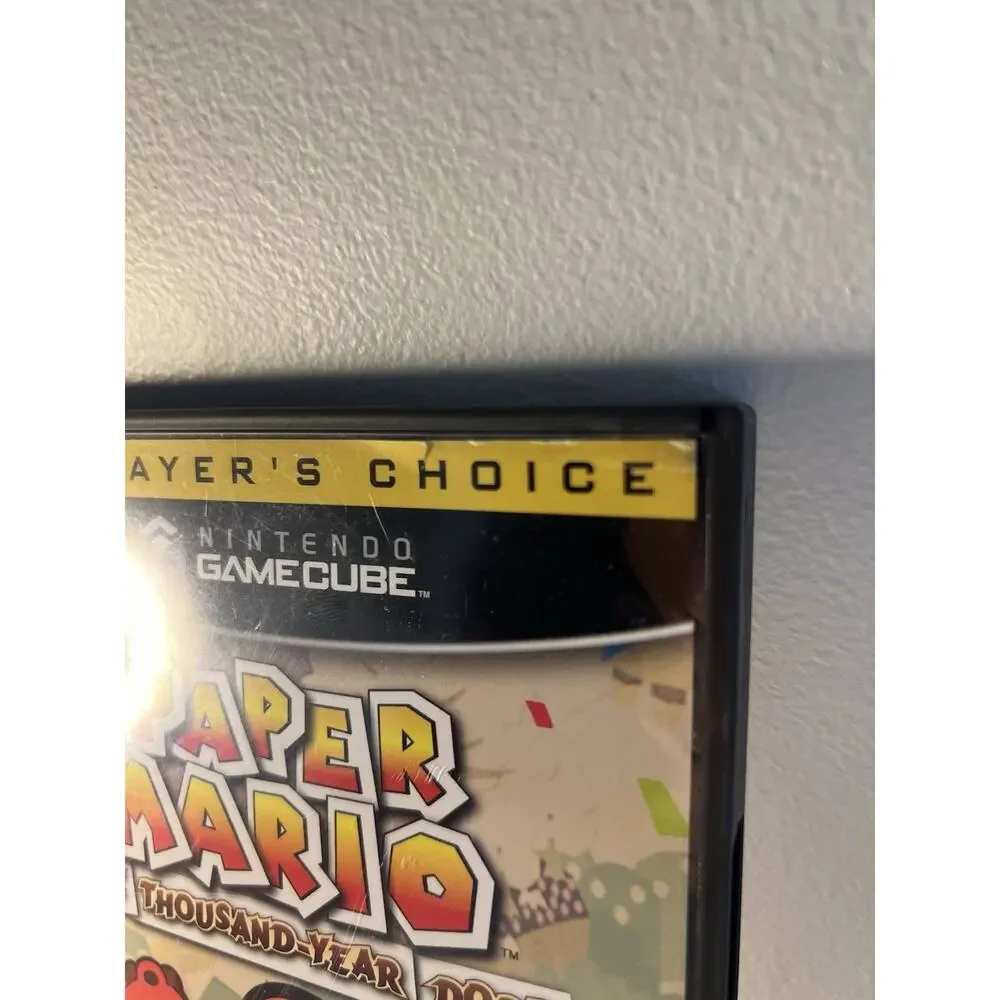 Paper Mario: The Thousand Year Door (Players Choice GameCube) CASE ONLY NO GAME!